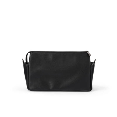 OiOi - Multitasker Pram Caddy | Black Vegan Leather Nappy Bags OiOi 