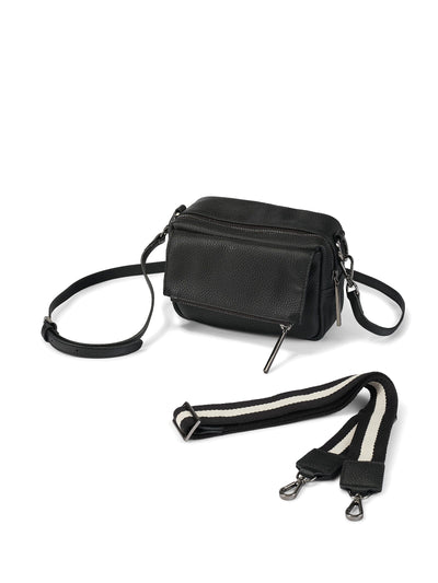 OiOi - Playground Cross-Body Bag - Jet Black Nappy Bags OiOi 