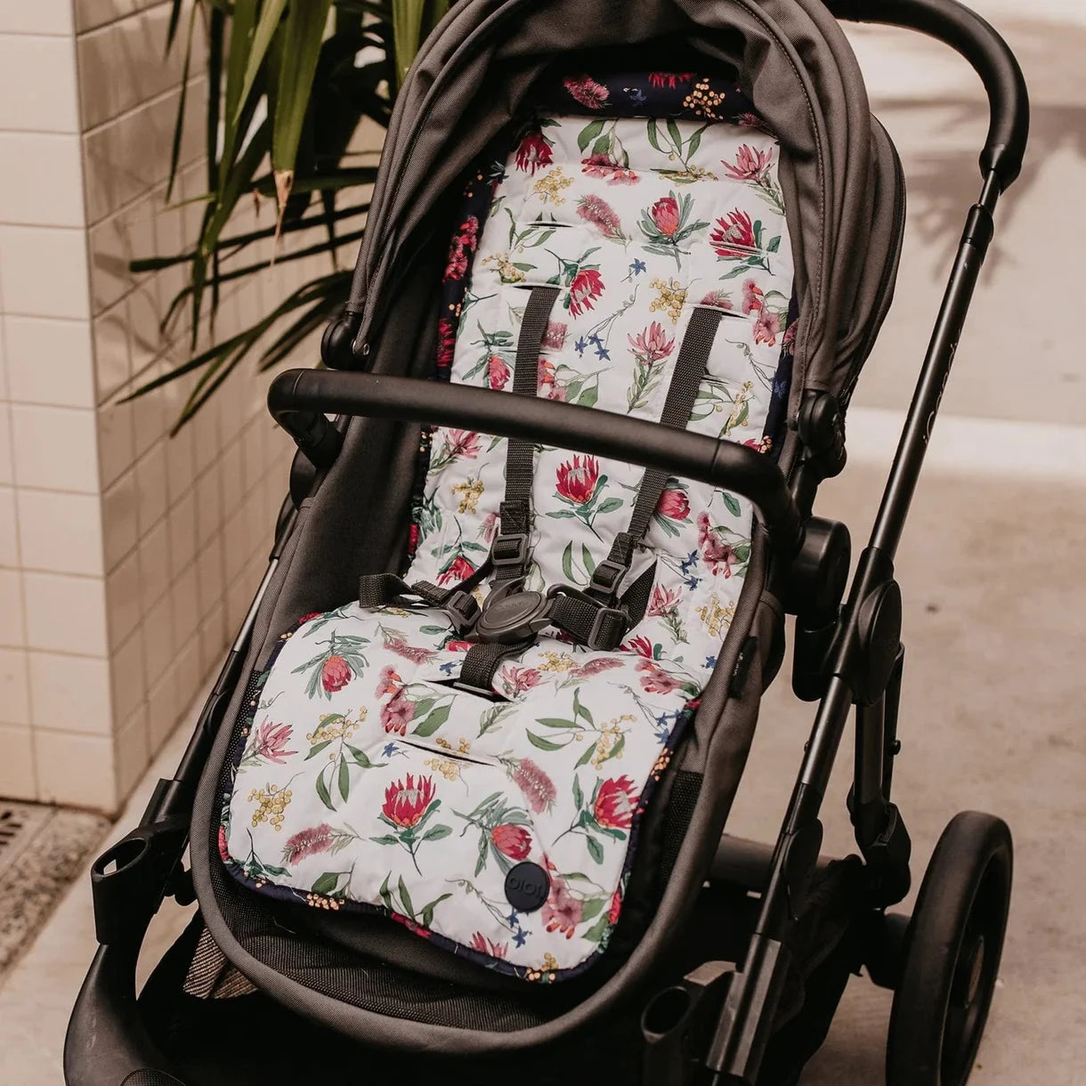 OiOi - Reversible Pram Liner | Botanical Pram Accessories OiOi 