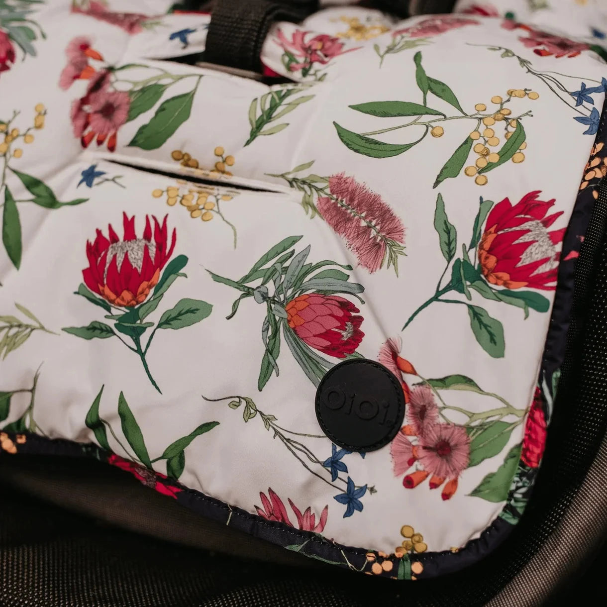 OiOi - Reversible Pram Liner | Botanical Pram Accessories OiOi 