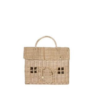 Olli Ella Rattan - Casa Clutch | Straw