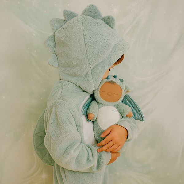 Olli Ella Cozy Dinkum - Ash Dragon Soft Toy Olli Ella 