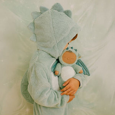 Olli Ella Cozy Dinkum - Ash Dragon Soft Toy Olli Ella 