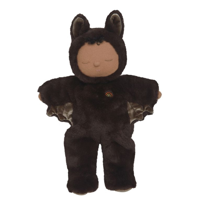 Olli Ella Cozy Dinkum - Bat Ozzie Dark Umber Soft Toy Olli Ella 