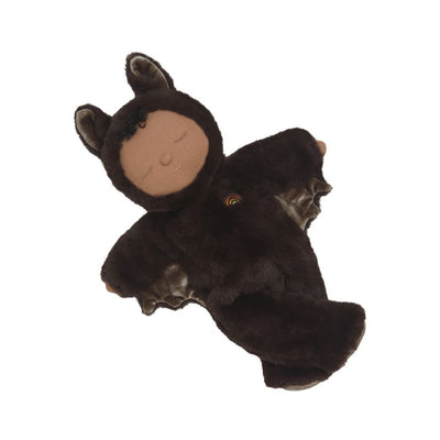 Olli Ella Cozy Dinkum - Bat Ozzie Dark Umber Soft Toy Olli Ella 