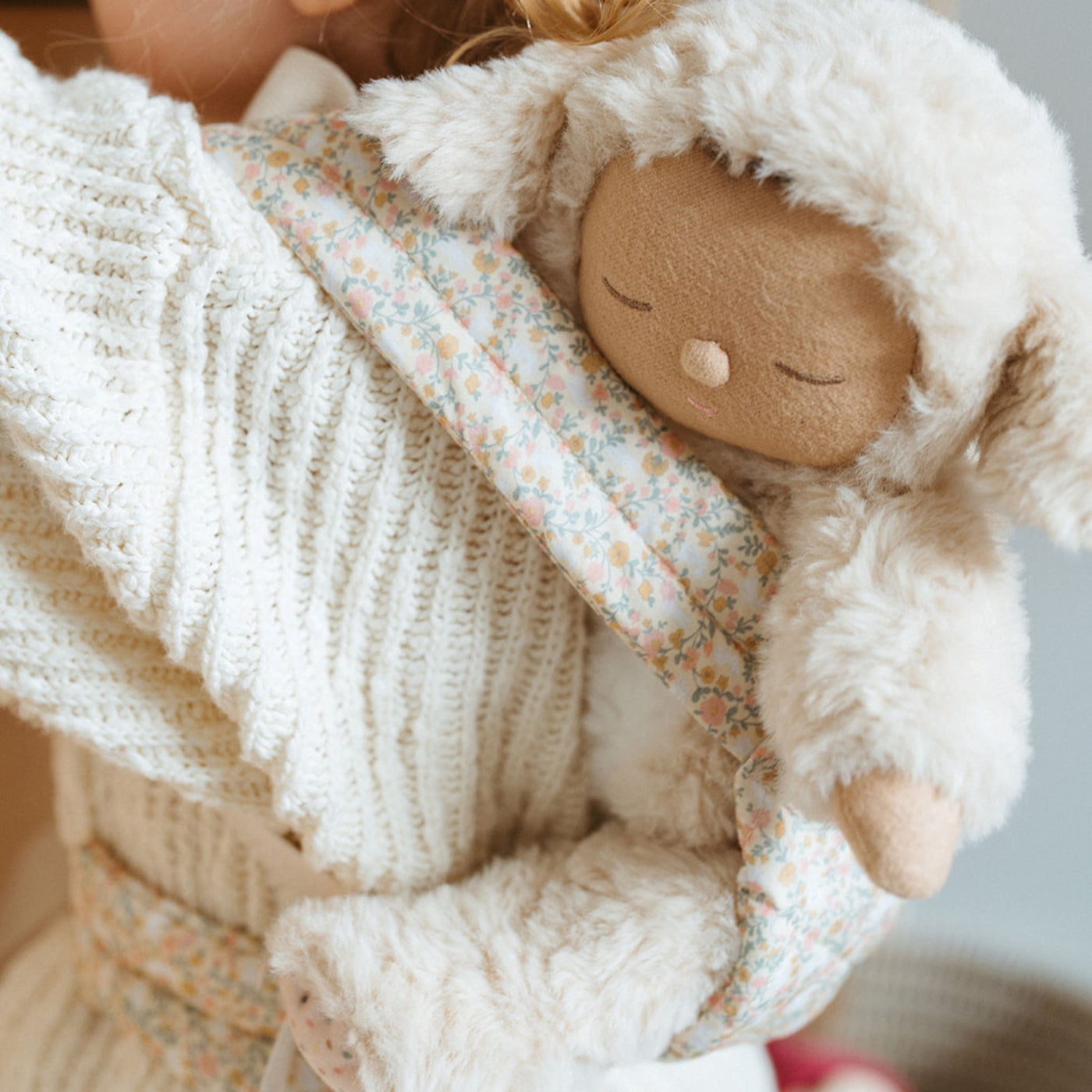 Olli Ella Cozy Dinkum - Lamby Picket | Cream Doll Olli Ella 