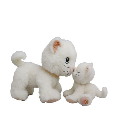 Olli Ella - Dinkum Cat | Lux White Soft Toy Olli Ella 