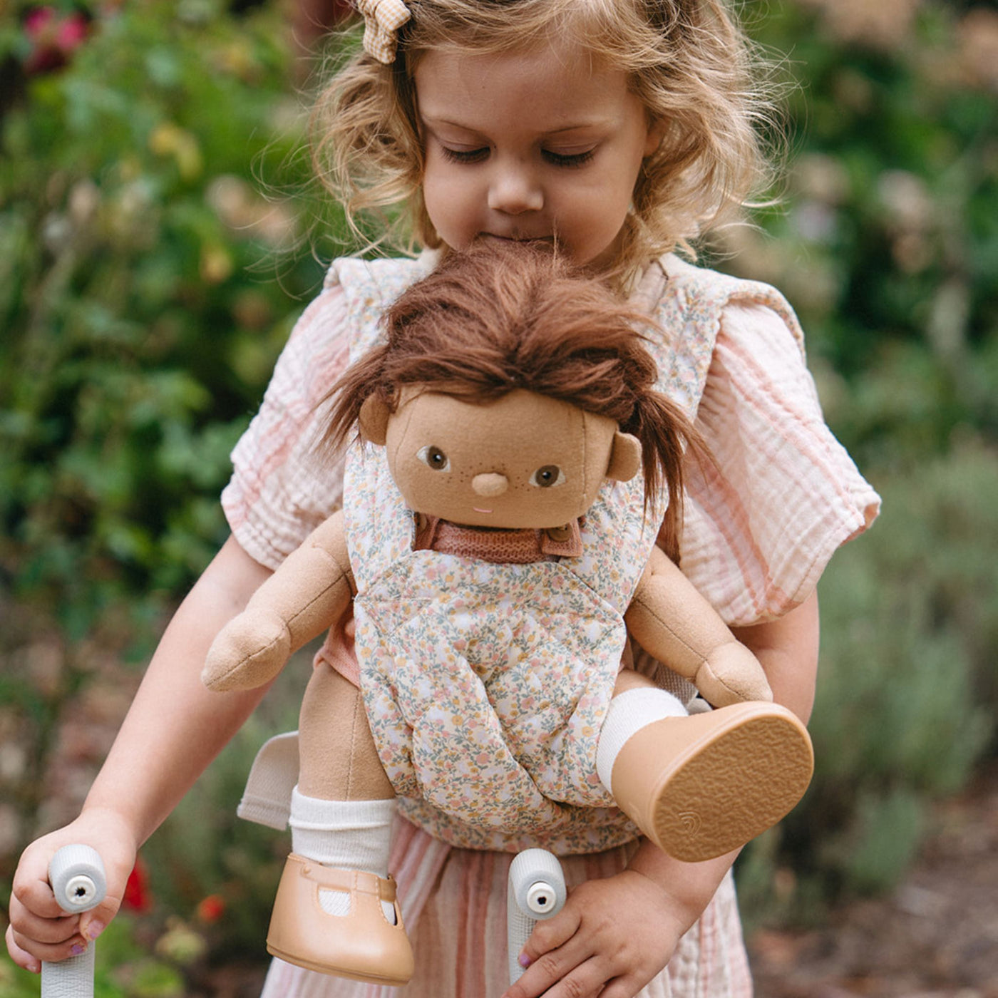 Olli Ella Dinkum Dolls - Quilted Carrier | Garden Floral Doll Accessories Olli Ella 