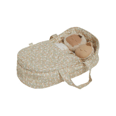 Olli Ella Dinkum Dolls - Quilted Carry Cot | Garden Floral Doll Accessories Olli Ella 