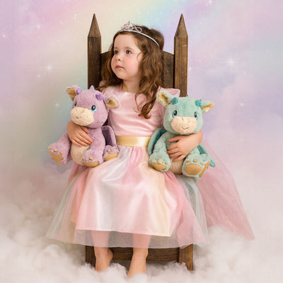 Olli Ella - Dinkum Dragon | Blaze Green Soft Toy Olli Ella 