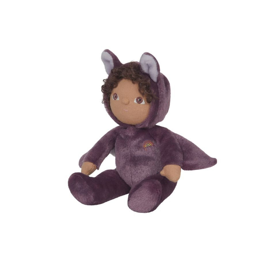 Olli Ella Dinky Dinkum Doll - Bowie Bat Purple Soft Toy Olli Ella 