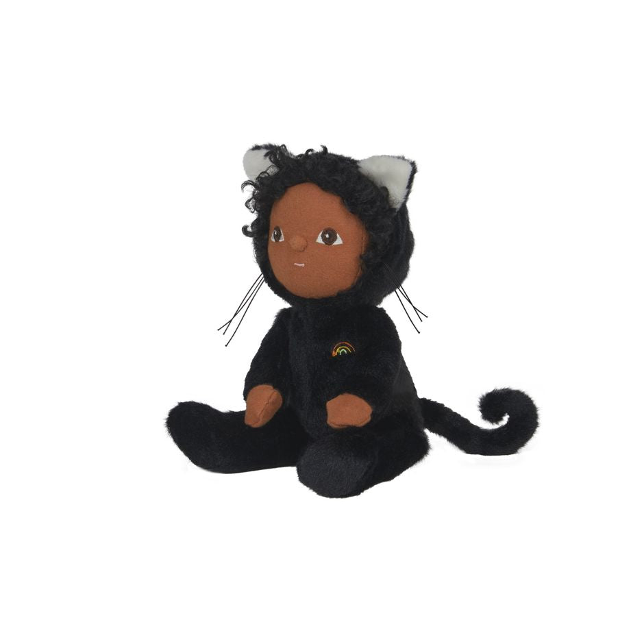 Olli Ella - Dinky Dinkum Doll | Carson Cat Black Soft Toy Olli Ella 