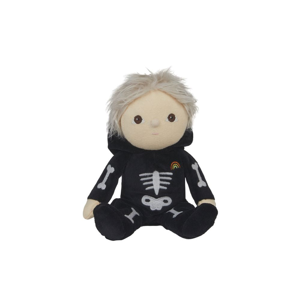 Olli Ella Dinky Dinkum Doll - Scully Skeleton Soft Toy Olli Ella 