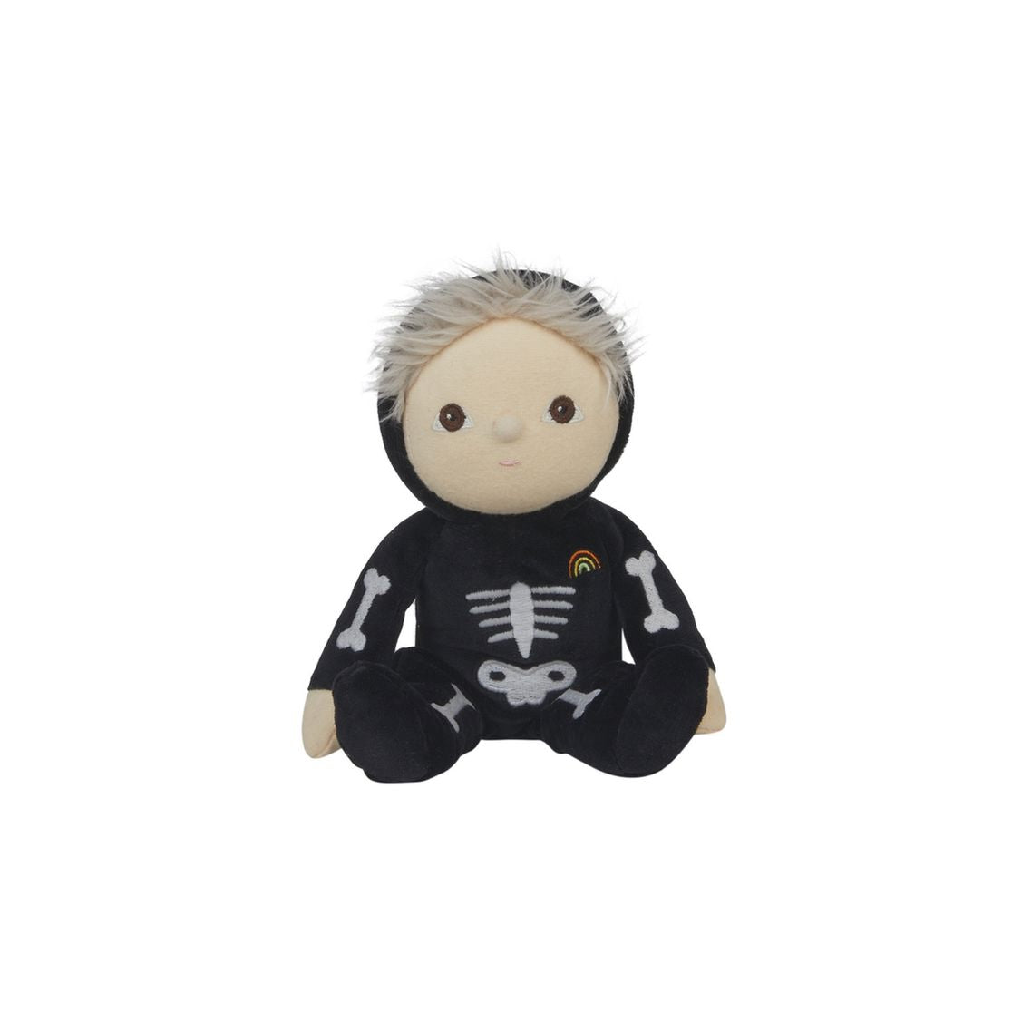 Olli Ella Dinky Dinkum Doll - Scully Skeleton Soft Toy Olli Ella 