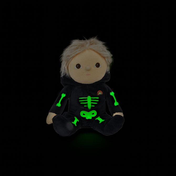 Olli Ella Dinky Dinkum Doll - Scully Skeleton Soft Toy Olli Ella 