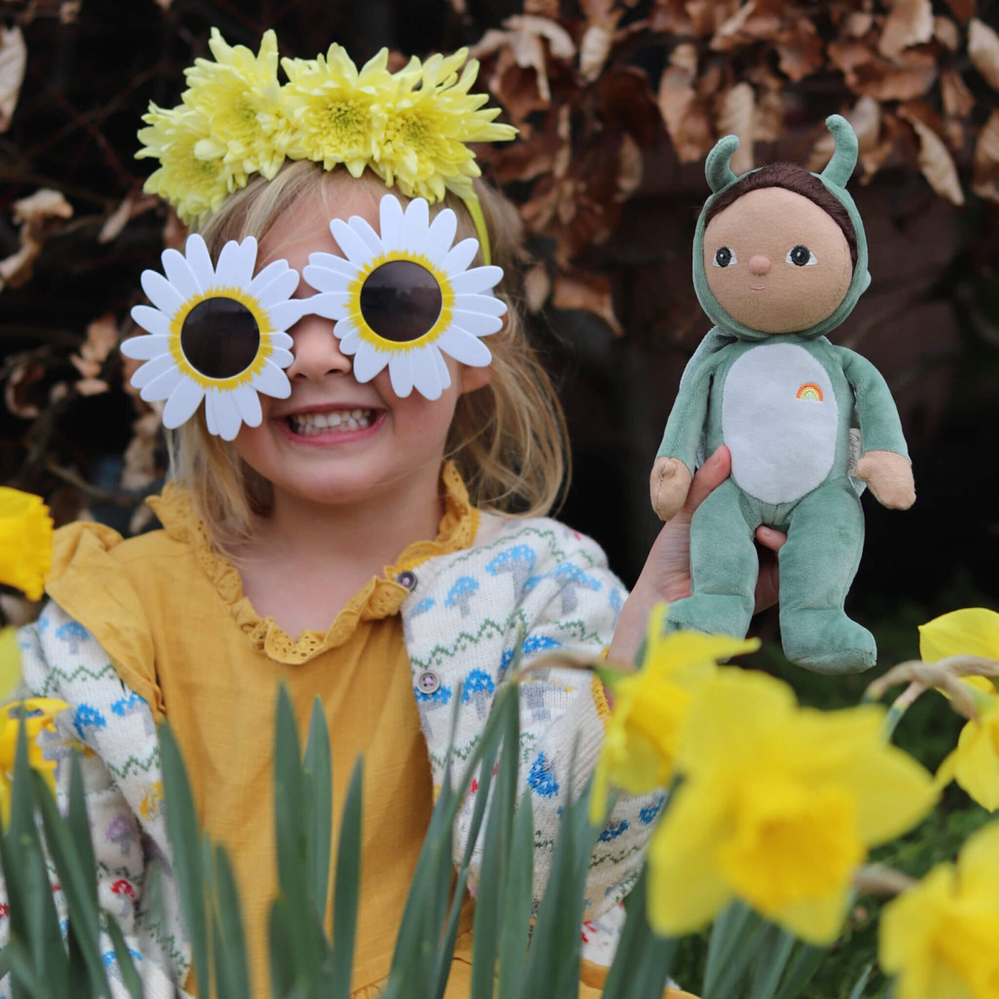 Olli Ella Dinky Dinkum Dolls - Gideon Grasshopper - PREORDER Doll Olli Ella 