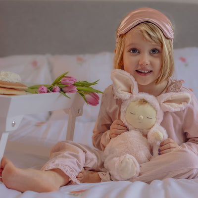 Olli Ella Lullaby Cozy Dinkum - Bunny Moppet | Pink Doll Olli Ella 