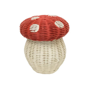 Olli Ella Rattan - Porcini Toadstool Basket | Red