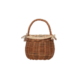 Olli Ella Rattan - Berry Basket with Lining | Gumdrop