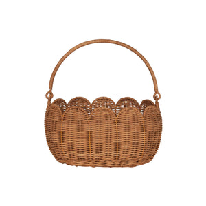 Olli Ella Rattan - Petal Basket | Natural - PREORDER