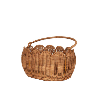 Olli Ella Ratten - Petal Basket | Natural - PREORDER Basket Olli Ella 