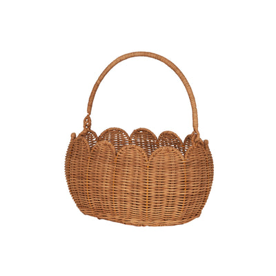 Olli Ella Ratten - Petal Basket | Natural - PREORDER Basket Olli Ella 