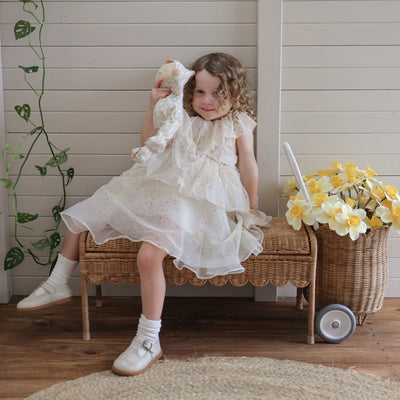 Olli Ella Ratten - Petal Storie Bench | Natural - PREORDER Basket Olli Ella 