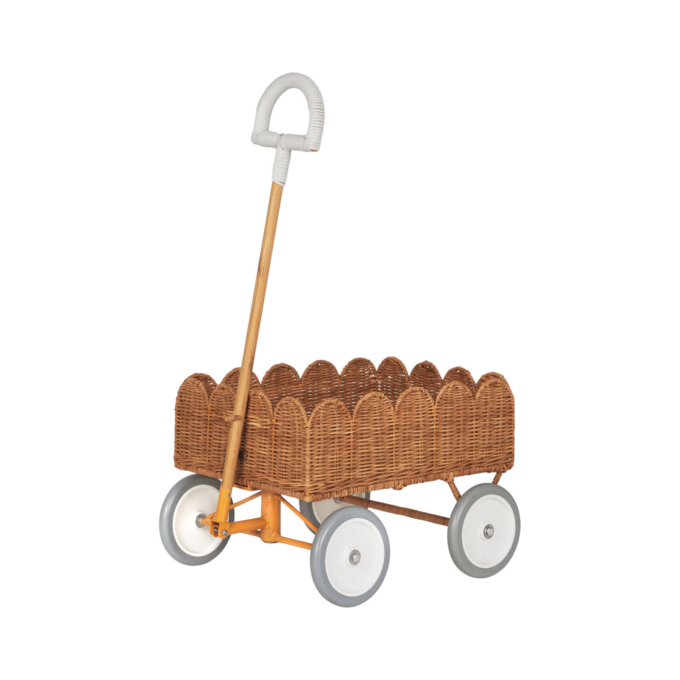 Olli Ella Ratten - Petal Wonder Wagon | Natural - PREORDER Basket Olli Ella 