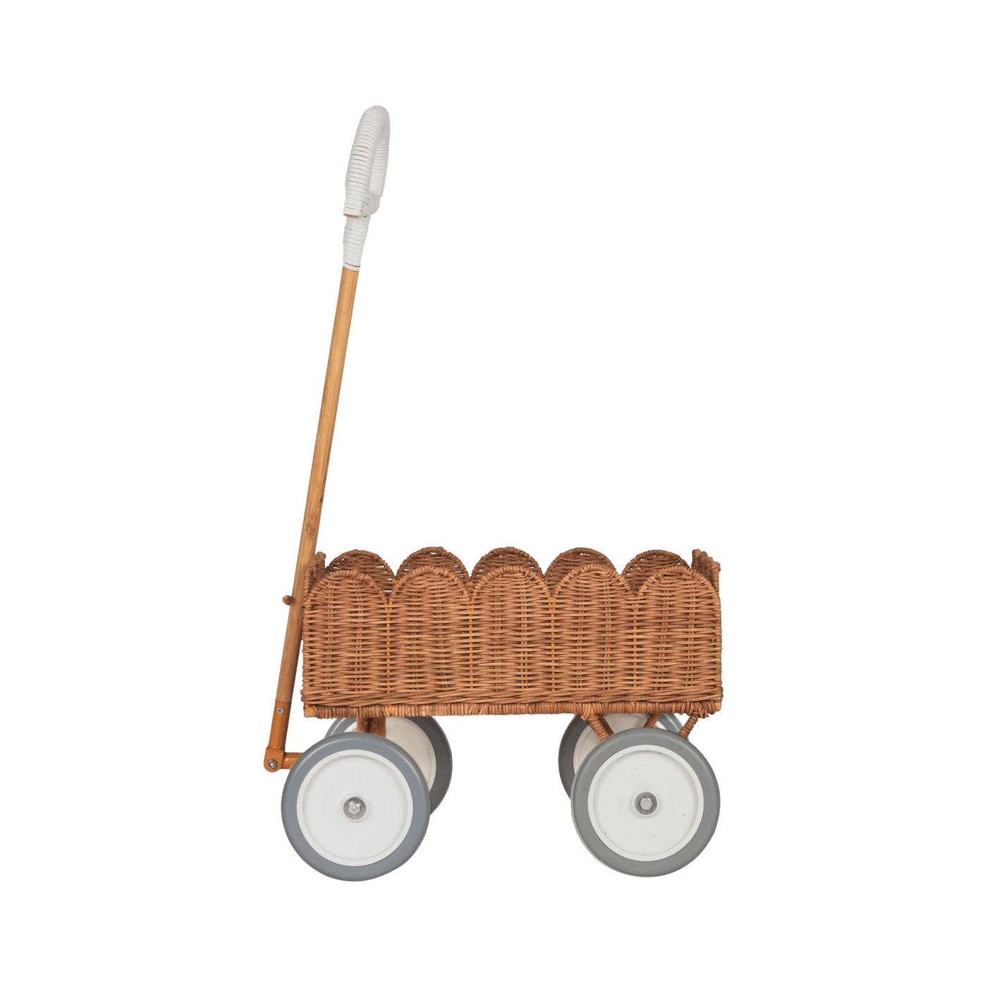 Olli Ella Ratten - Petal Wonder Wagon | Natural - PREORDER Basket Olli Ella 