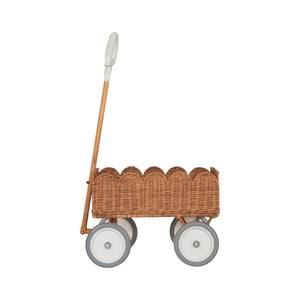 Olli Ella Rattan - Petal Wonder Wagon | Natural - PREORDER