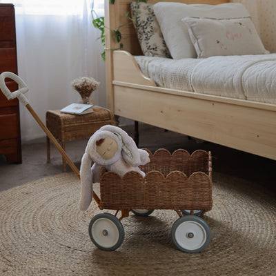 Olli Ella Ratten - Petal Wonder Wagon | Natural - PREORDER Basket Olli Ella 