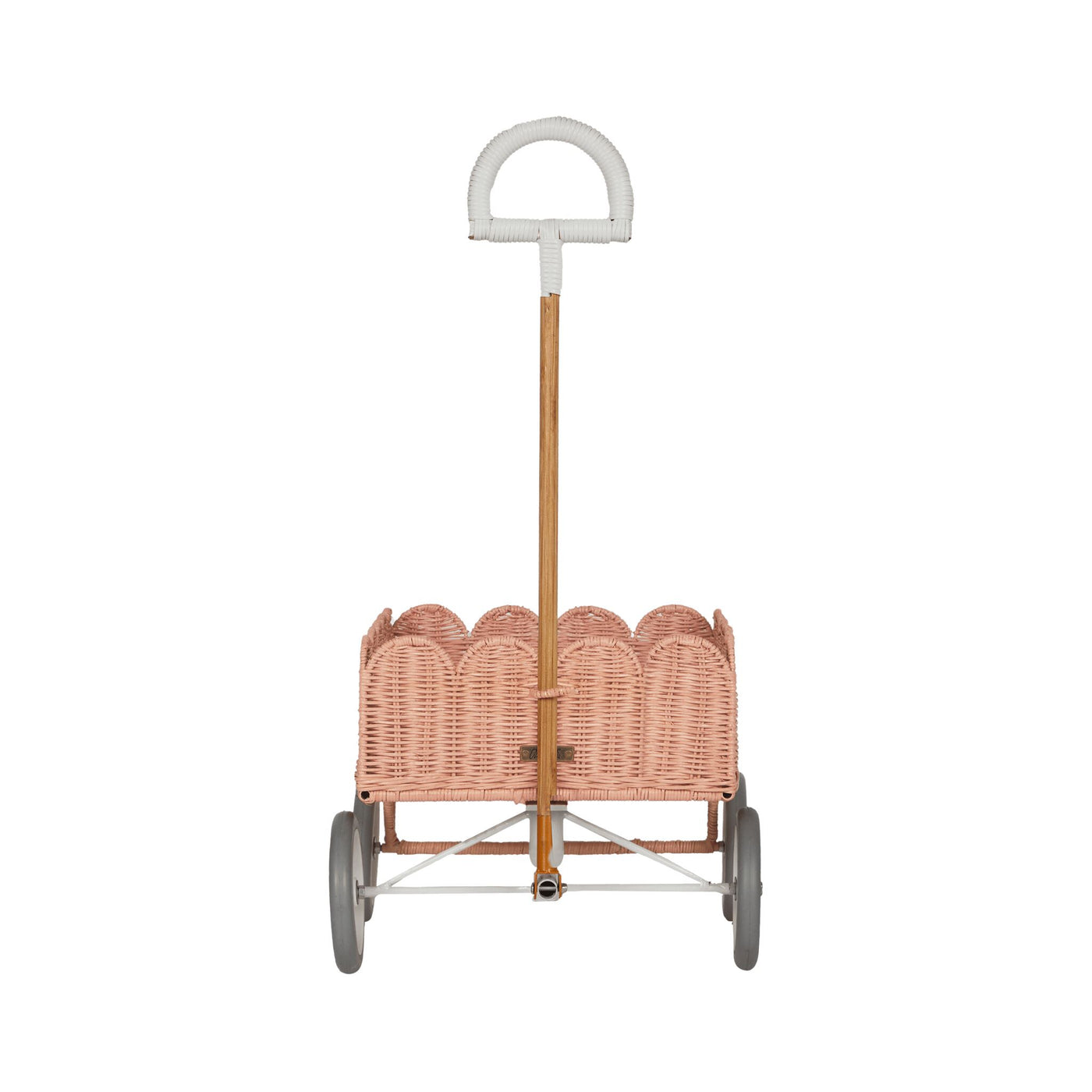 Olli Ella Ratten - Petal Wonder Wagon | Seashell Pink - PREORDER Basket Olli Ella 