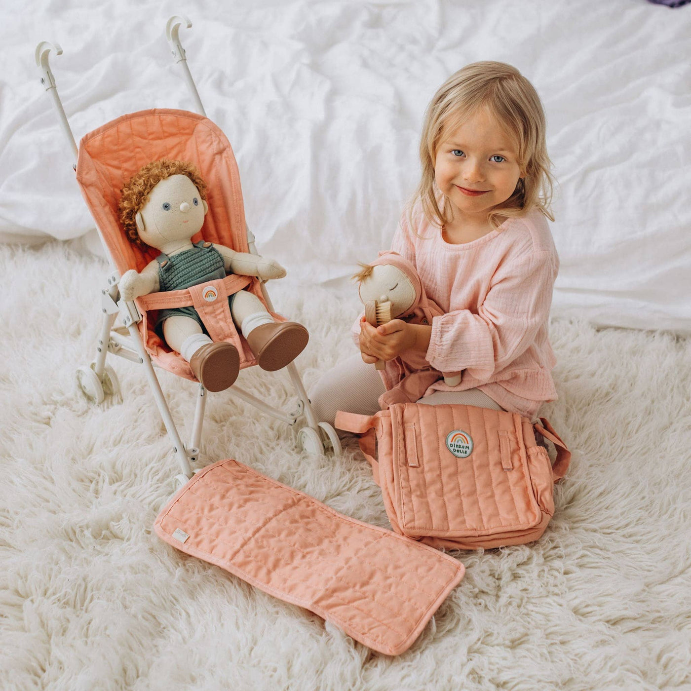 Olli Ella - Sollie Stroller Rose Doll Accessories Olli Ella 