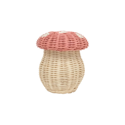 Olli Ella - Toadstool Basket Musk & Straw Basket Olli Ella 