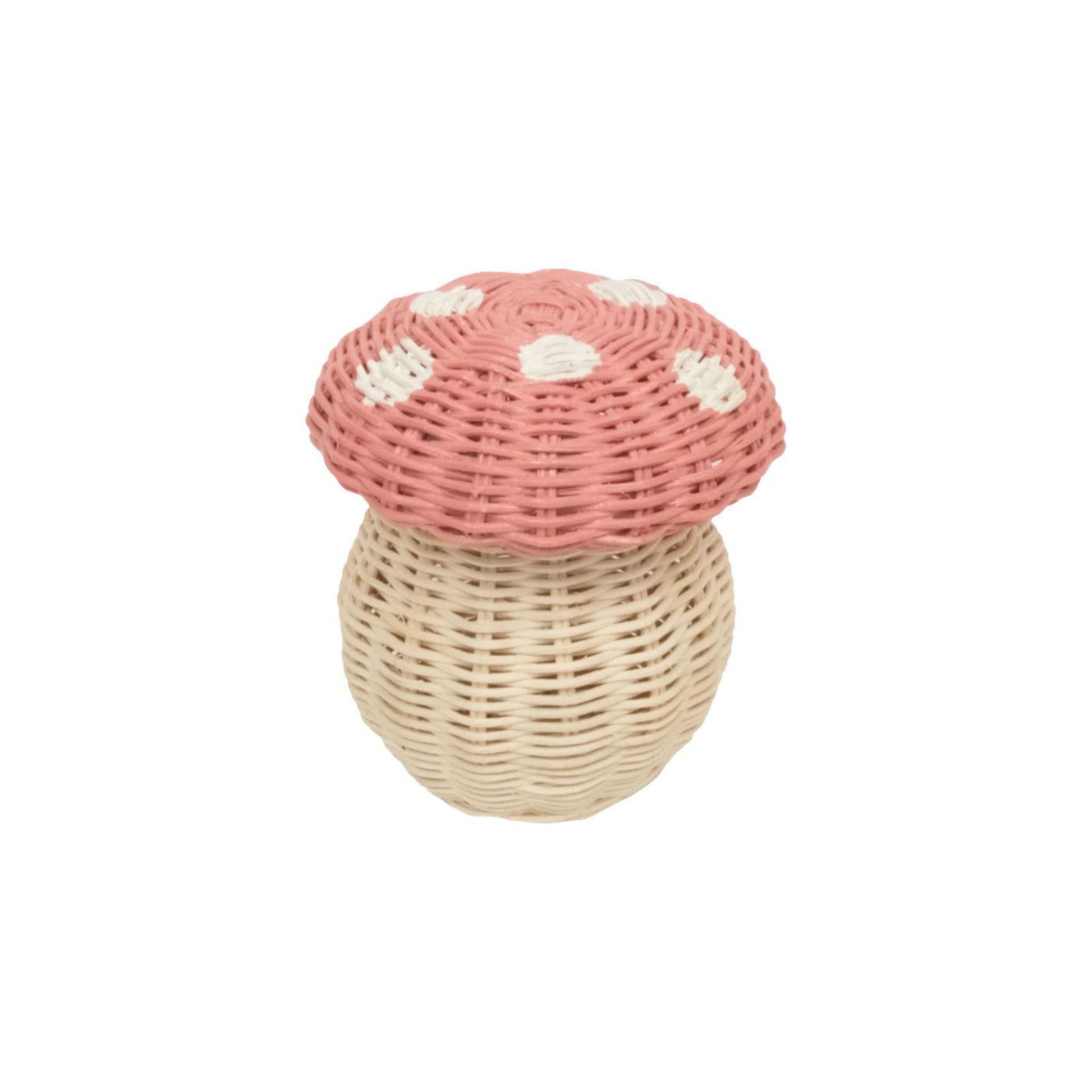 Olli Ella - Toadstool Basket Musk & Straw Basket Olli Ella 