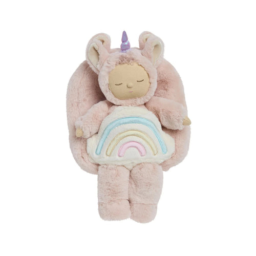 Olli Ella Unicorn Backpack & Cozy Dinkum - Sugarpie Pink
