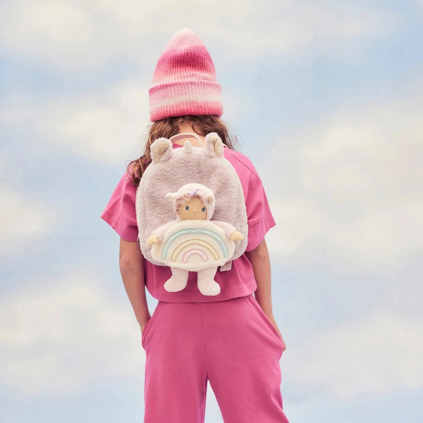 Olli Ella Unicorn Backpack & Dinky Dinkum - Uma Unicorn Lilac Doll Olli Ella 