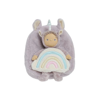 Olli Ella Unicorn Backpack & Dinky Dinkum - Uma Unicorn Lilac Doll Olli Ella 