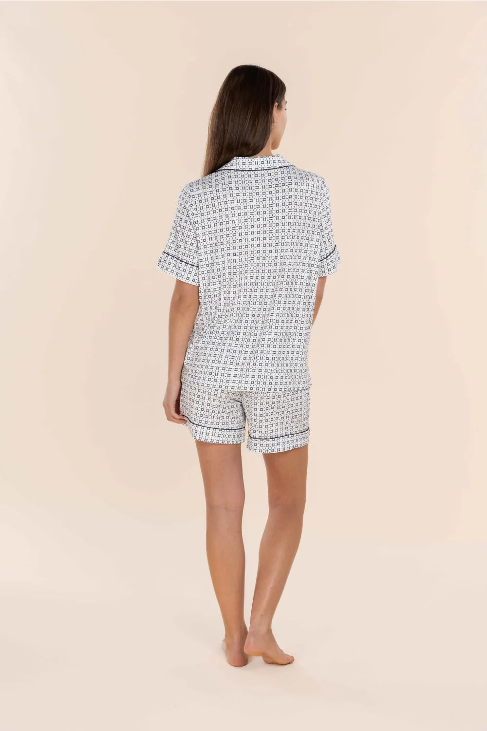 Gingerlilly - Penelope Bamboo Short Women's PJ Set | Navy