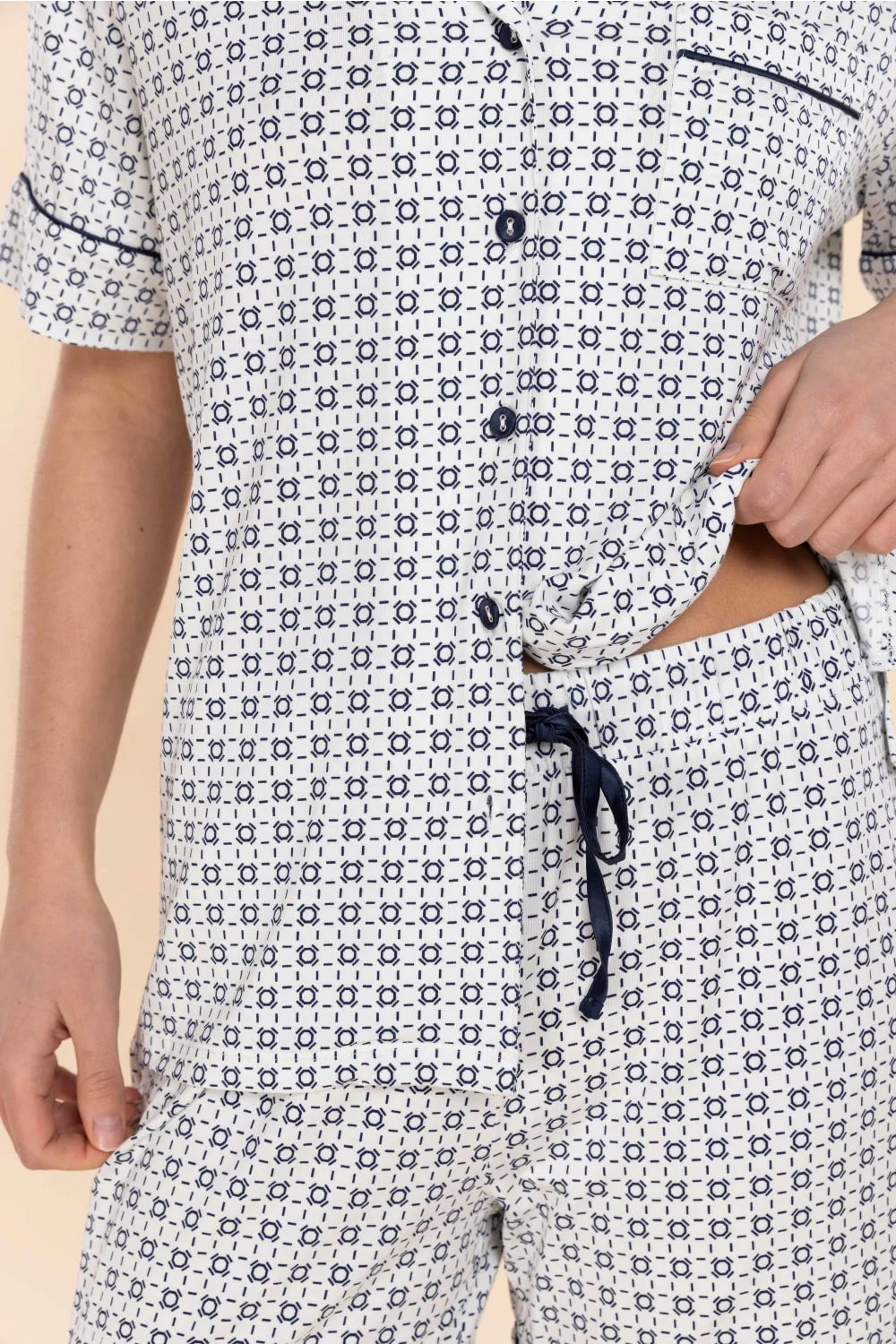 Gingerlilly - Penelope Bamboo Short Women's PJ Set | Navy