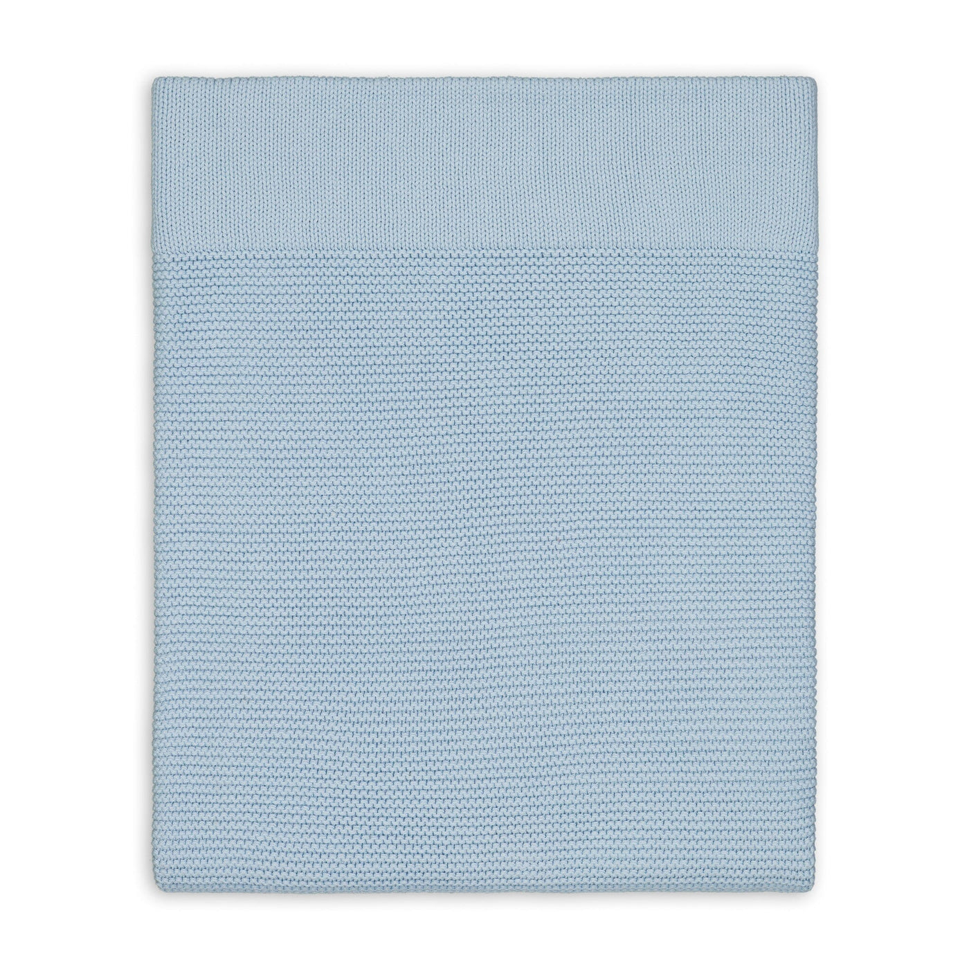 Personalised 100% Cotton Knit Baby Blanket - Baby Blue Blanket Cherrie Baby Boutique 