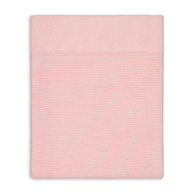 Personalised 100% Cotton Knit Baby Blanket - Baby Pink Blanket Cherrie Baby Boutique 