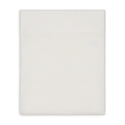 Personalised 100% Cotton Knit Baby Blanket - Ivory Blanket Cherrie Baby Boutique 