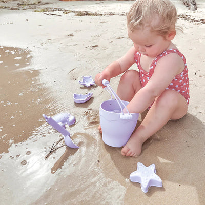 Playground - 8pc Bucket & Spade Set Lilac Beach Toys Playground 