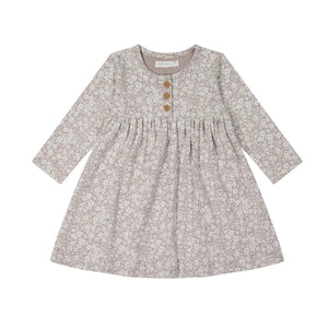 Jamie Kay Bridget Dress - Greta Floral Bark - Organic Cotton