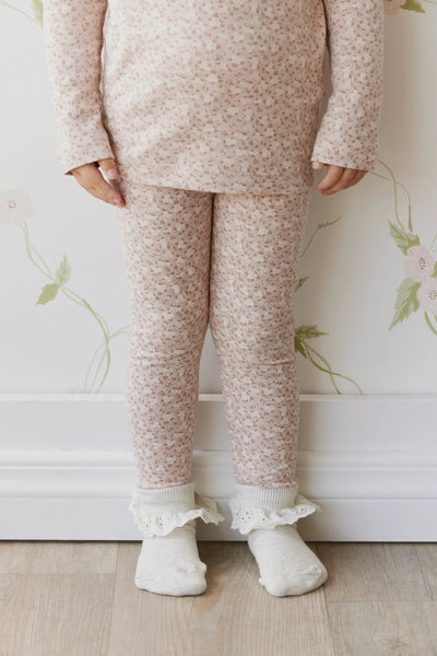 PRE-ORDER Jamie Kay Organic Cotton Everyday Legging - Rosalie Field Rose Dust Leggings Jamie Kay 