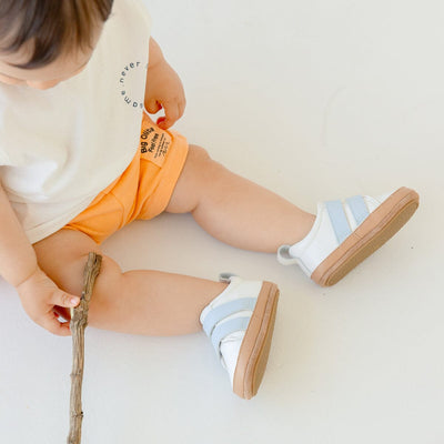 Pretty Brave Scout - White/Blue Pre Walker Pretty Brave 