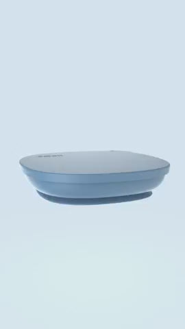 b.box Silicone Plate + Lid - Ocean