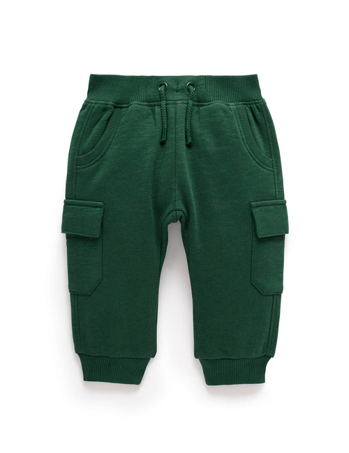 Purebaby - Cargo Track Pant | Forest
