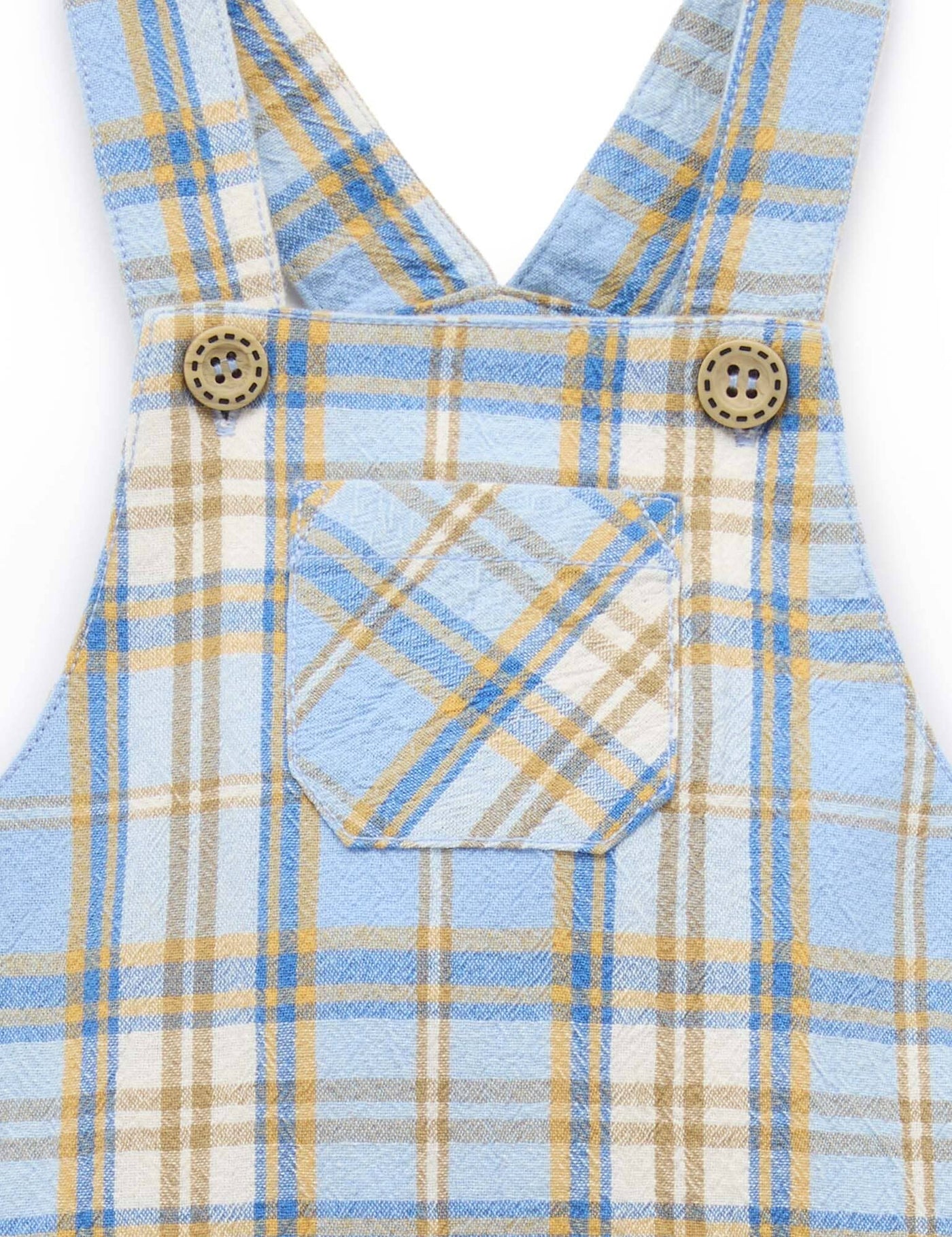 Pure Baby - Check Overalls Overalls Purebaby 